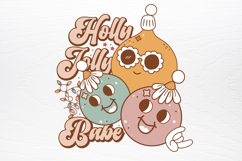 Retro Groovy Christmas SVG Product Image 4