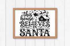This House Believes In Santa Svg, Family Christmas Svg. Product Image 5