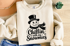 Chillin with my Snowmies Svg | Christmas svg | Shirt Svg Product Image 4