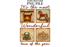 Wonderful Christmas png design for T-shirts Product Image 1