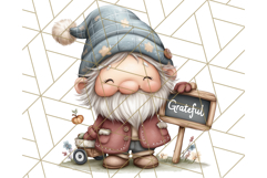 Fall Gnome Clipart PNG Cute Thanksgiving Gnomes Product Image 4