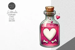 Halloween clipart, Potion bottle clipart, Kids Halloween Product Image 1