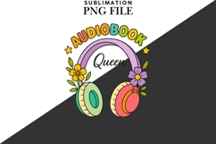 Audiobook queen png design Product Image 2