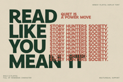 Winksy Bold Playful Display Font Product Image 4