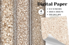 gold glitter Background Wallpaper Sparkles Digital Paper_85 Product Image 1