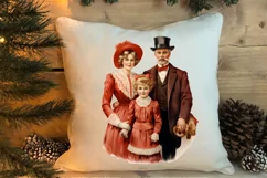 Vintage Christmas Clipart, Vintage Christmas Clipart Product Image 4