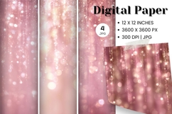 pink glitter Background Wallpaper Sparkles Digital Paper_44 Product Image 1