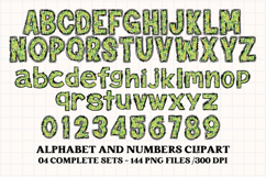 St patrick alphabet png clipart, st patrick letters doodle Product Image 4