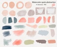 Watercolor abstraction collection 150 and more elements Product Image 5