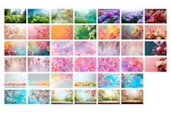 Flowers Background Bundle, Floral Background Designs Product Image 4