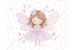 Pastel Purple Fairy Garden Clipart Enchanted Cottagecore Png Product Image 2