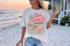 Farmers Market PNG, Preppy Summer Fresh Produce Local Food Product Image 4