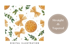 Watercolor Oranges Tumbler Design, Fruits Tumbler Template Product Image 4