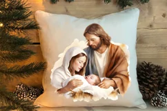 Christmas Nativity Watercolor Clipart, Christmas PNG Product Image 4