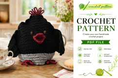 Chicken Tea Cozy Crochet Pattern PDF Product Image 3
