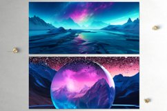 Northern Lights | Christmas Sublimation Mug design bundle Product Image 4