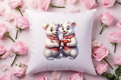 Couple Animal Valentines Day Clipart, Watercolor Couple Product Image 4