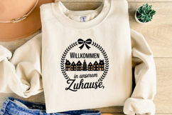 Willkommen in Unserem Zuhause Svg | Christmas | Shirt Svg Product Image 4