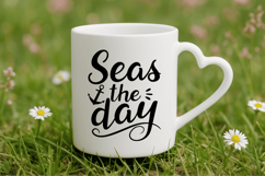 Seas the Day SVG Design, Summer &amp; Beach SVG Design Product Image 4