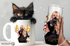 Blonde Graduation Girl PNG That’s a Wrap Glam Design Product Image 3