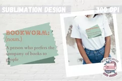 Book Lover Sublimation design Quote Bookish PNG Product Image 1
