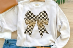 Plaid &amp; Glitter Bow Clipart Bundle Product Image 2
