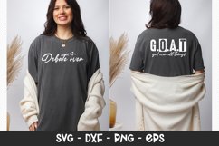 God Over All Things Inspirational SVG T-shirt Design Product Image 3