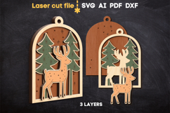 Christmas Tree Toys Bundle SVG laser cut files for Glowforge Product Image 4
