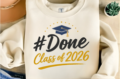 Class Of 2026 PNG: Graduation Celebration Senior Party png Product Image 6