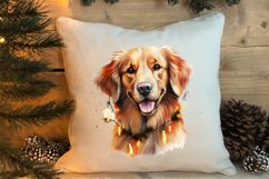 Pets Love Christmas Watercolor Clipart, Christmas PNG Product Image 4