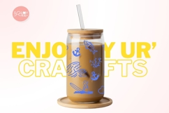 Summer Surf Can Glass Wrap PNG Libbey glass Product Image 4