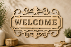 Welcome Sign Lasercut Product Image 1