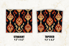 Ikat Pattern Tumbler Wrap | 20 oz tumbler wrap Product Image 2