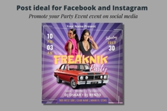 Freaknik Invitation, Freaknik Party Flyer, Day Party Flyer Product Image 4
