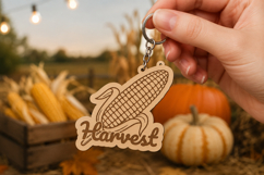 Oktoberfest Bavarian Beer Keychain SVG - Laser Cut File Product Image 1