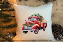 Watercolor Christmas Farm Clipart Product Image 4