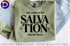 The Lord Is My Salvation Psalm 118:14 Christian Bible Verse Product Image 4