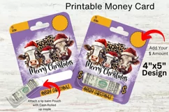 Christmas Money Card PNG Design - Merry Christmas Money Card Product Image 1