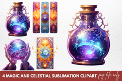 Magic And Celestial Sublimation Clipart Product Image 1