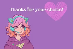 Animated Twitch Screens - Gamer Girl, Twitch Overlay Product Image 4