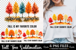 Fall is My Favorite Color PNG Tshirt, Fall is My Favorite Product Image 2