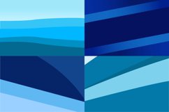 Blue abstract backgrounds / Blue abstract digital paper pack Product Image 3