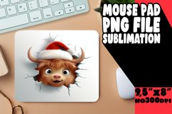 Christmas 3D Escape Scene Mouse Pad Sublimation Product Image 1
