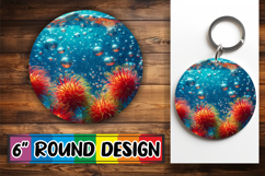 Unique Circle Keychain Magic, 3D Fruits Product Image 1