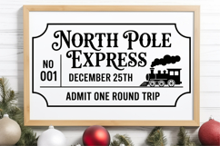 North Pole Express Svg | Christmas svg Product Image 1
