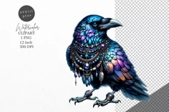 Halloween clipart, Raven clipart, Gothic clipart Product Image 1