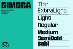 Display Game Typeface - Gimora Product Image 4