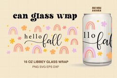 16 Fall Wrap For Libbey Can Glass SVG Bundle|Halloween svg Product Image 2