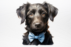 Blue Christmas Watercolor clipart PNG Product Image 4