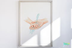 Mom and Baby Family Hands Product Image 2